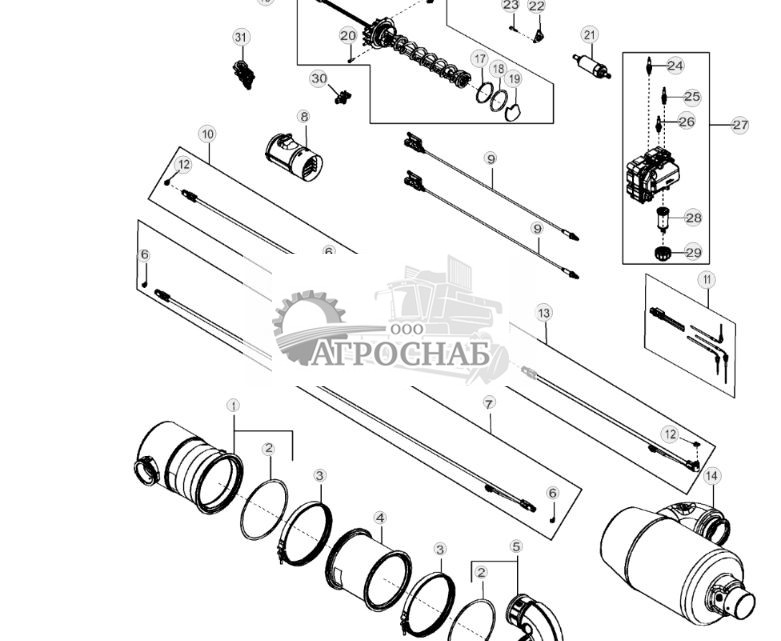 61BJ Дополнительная обработка, выхлопная система (XXXXXX - ) - ST868851 955.jpg